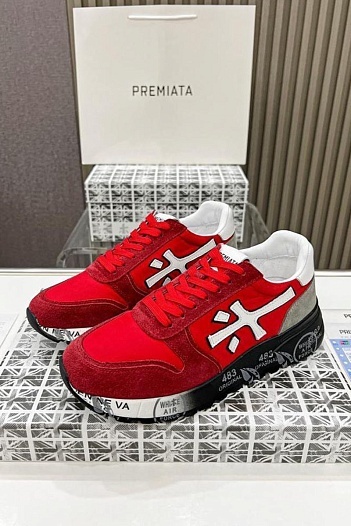 Мужские кроссовки Premiata Mick - Red   