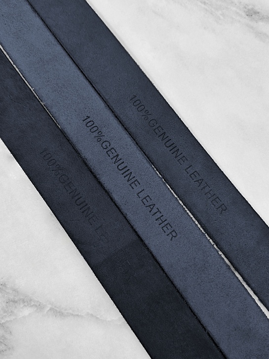 Мужской кожаный ремень Calvin Klein чёрного цвета