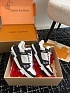 Женские кожаные кроссовки Louis Vuitton Trainer Monogram premium