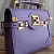 Женская кожаная сумка Balmain B-Buzz 23x21x11 см - Purple
