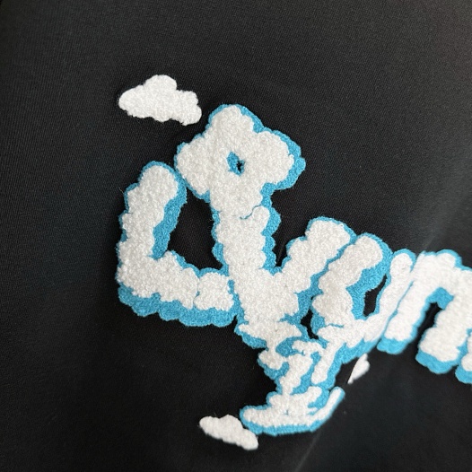 Чёрная оверсайз футболка Louis Vuitton Premium   