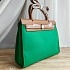 Женская сумка Hermes HerBag 30x25 см - Green