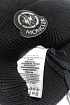 Брендовая шапка Moncler чёрного цвета