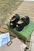 Женские кожаные лоферы Gucci Horsebit - Black