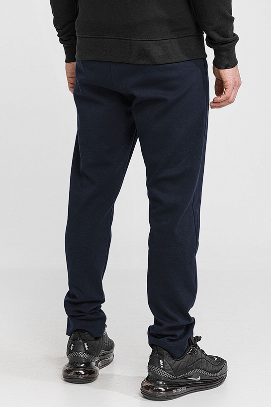 Тёмно-синие спортивные штаны Hugo Boss logo-embroidered