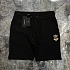 Шорты чёрного цвета Dolce & Gabbana bee crown embroidered