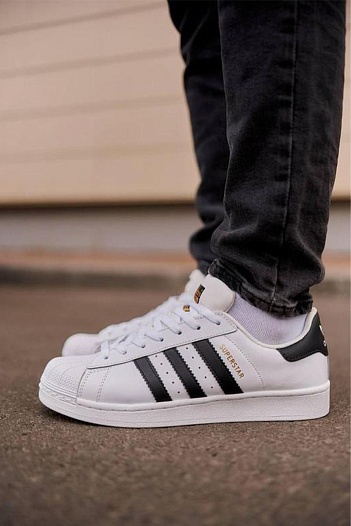 Кроссовки Adidas Superstar - White / Black   