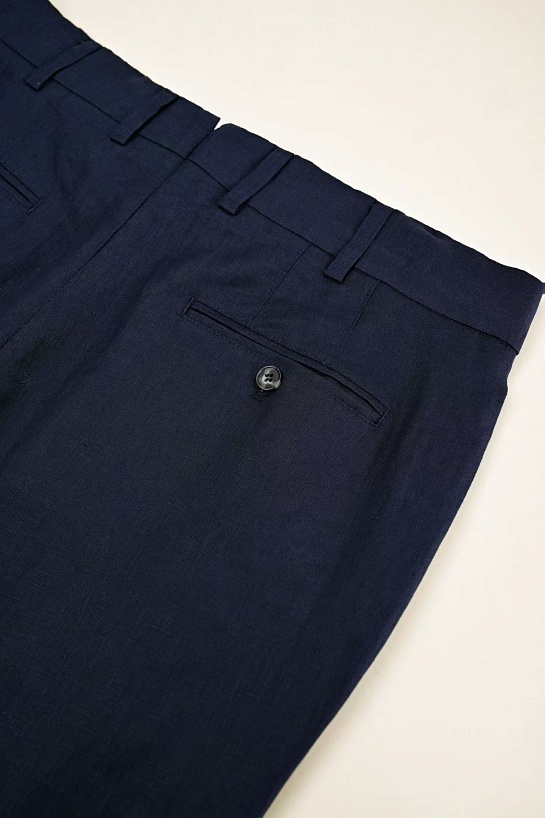 Мужские тёмно-синие брюки Loro Piana premium