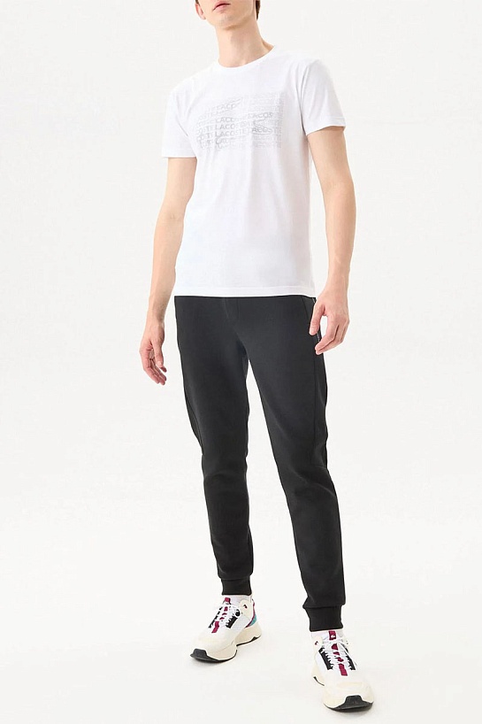 Мужская белая футболка Lacoste