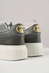 Комбинированные кроссовки Gucci Interlocking G - Grey / Blue