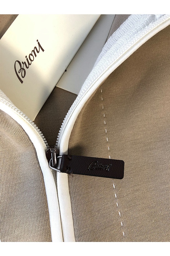 Мужская кофта Brioni бежевого цвета