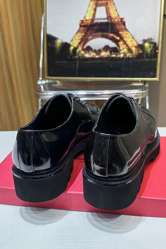 Мужские кожаные ботинки Salvatore Ferragamo