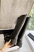 Женские кожаные сапоги Celine Premium - Black