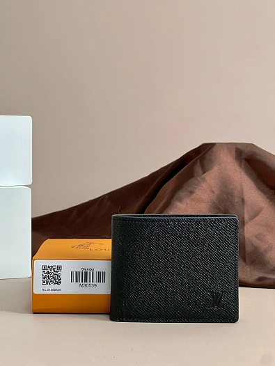 Кожаный кошелёк Louis Vuitton Slender Premium 11x8.5x1 см   