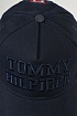 Мужская тёмно-синяя бейсболка Tommy Hilfiger logo-embroidered