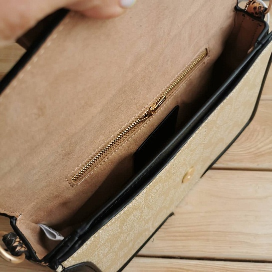 Женская кожаная сумка Coach Georgie 27x15 см