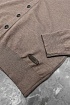 Мужской кардиган Brioni logo-detail - Brown