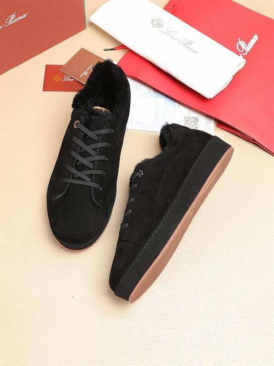 Зимние кроссовки с мехом Loro Piana