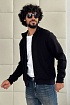 Мужская чёрная кофта на молнии Loro Piana
