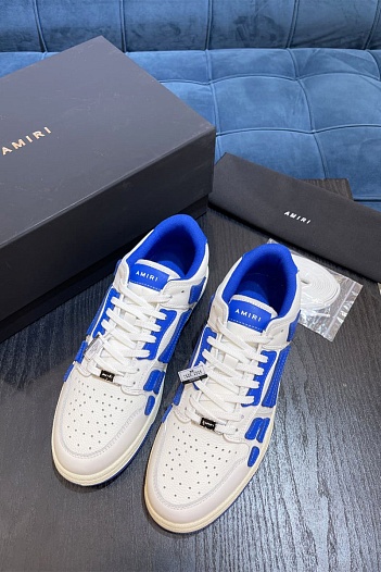 Кожаные кроссовки Amiri Skel Top Low   