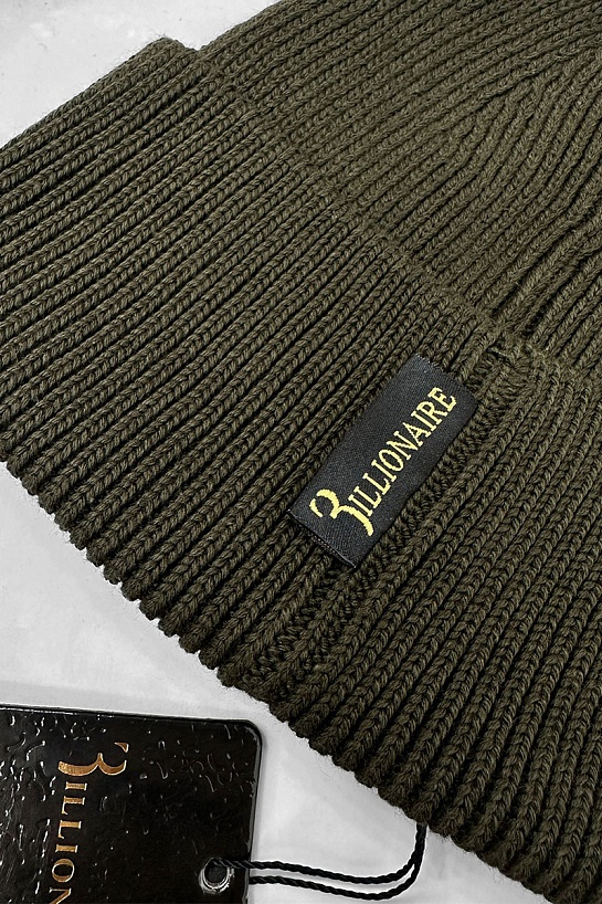 Шапка Billionaire logo-embroidered - Khaki