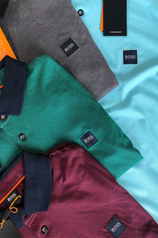 Мужское поло Hugo Boss Athleisure - Green