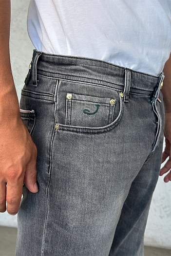 Мужские серые джинсы Jacob Cohen Premium   