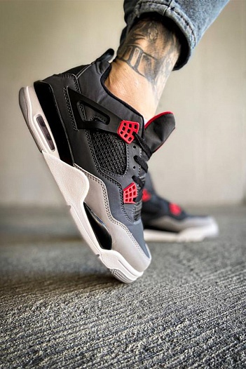 Кроссовки Nike Air Jordan 4 Retro "Infrared"   