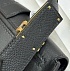 Кожаный ремень Hermes Elan Pocket 24x12 см - Black / Gold