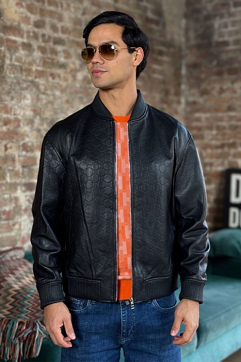 Кожаная куртка Gucci premium   