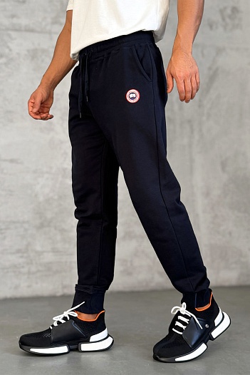 Тёмно-синие спортивные штаны Canada Goose Huron   