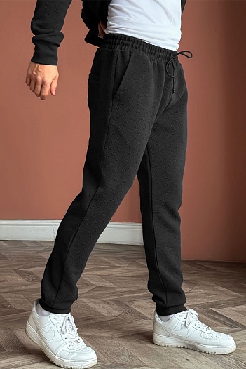 Спортивные штаны Louis Vuitton monogram all-over - Black   