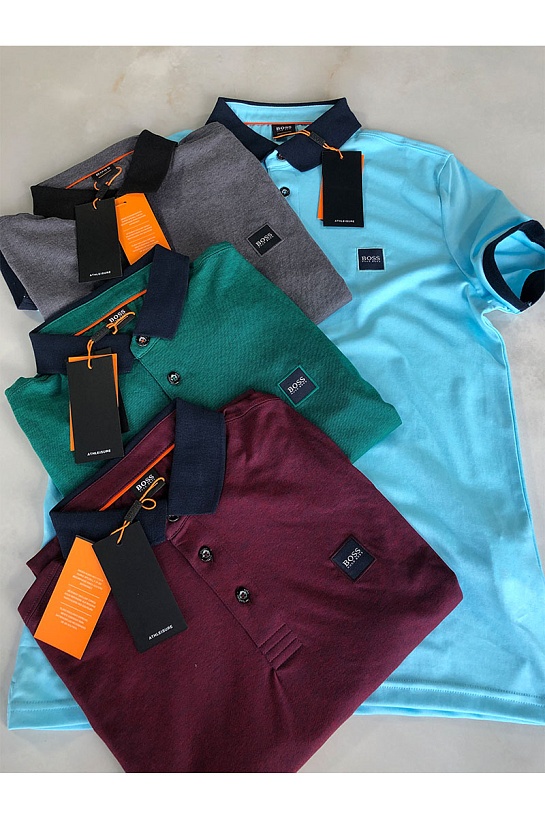 Мужское поло Hugo Boss Athleisure - Green