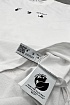 Белая оверсайз футболка Off-White Flash Date Camera