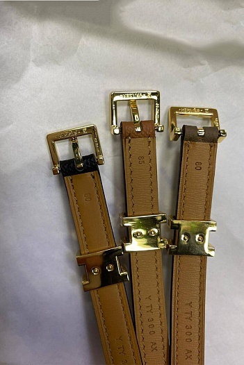 Кожаный ремень Hermes (3 расцветки)   