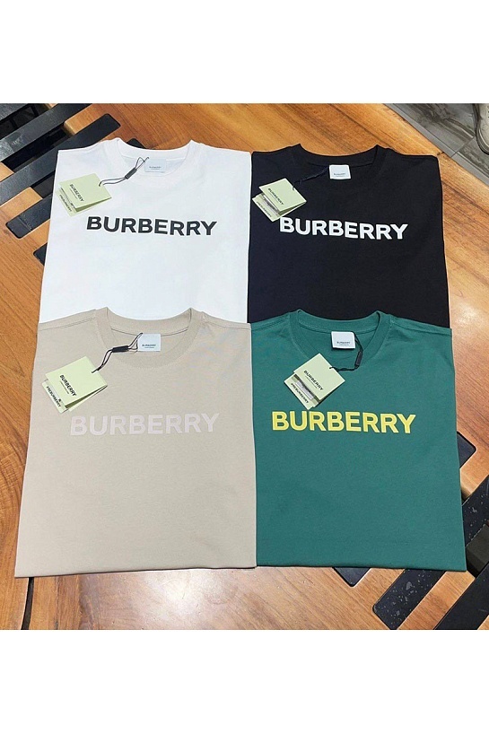 Мужская футболка белого цвета Burberry logo-print