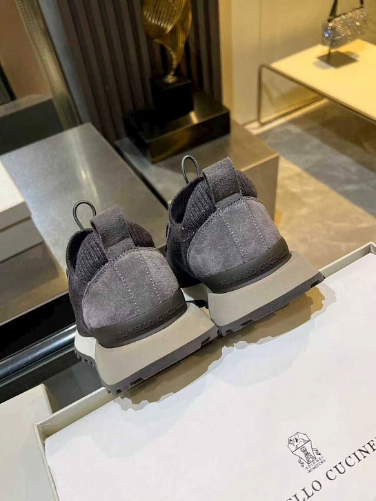 Женские текстильные кроссовки Brunello Cucinelli premium