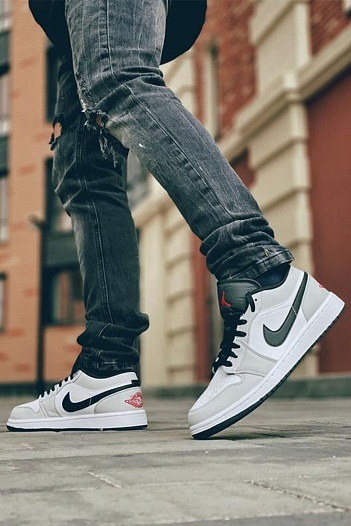 Кроссовки Nike Air Jordan 1 Low "Smoke Grey"   