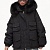 Женский чёрный пуховик с натуральным мехом Max Mara