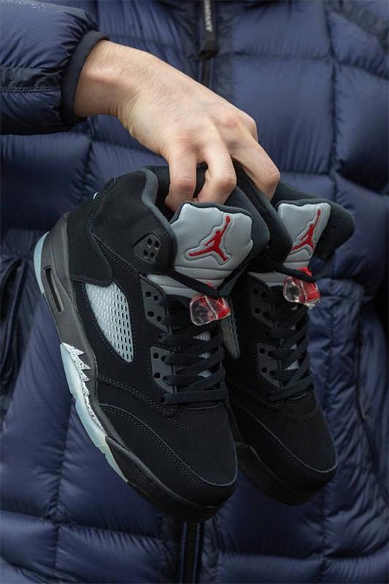 Кроссовки Nike Air Jordan 5 Retro Black Metallic