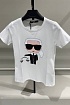 Женская белая футболка Karl Lagerfeld "Libra"