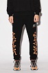 Мужские чёрные штаны Amiri Bones logo-print