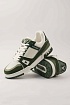 Кожаные кроссовки Louis Vuitton Trainer - White / Green