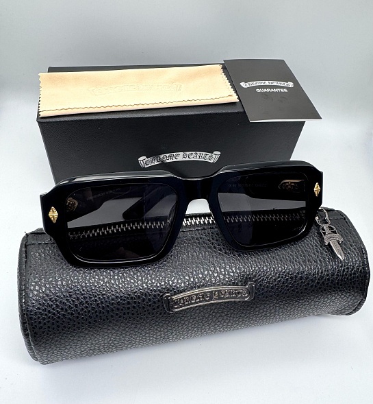 Солнцезащитные очки Chrome Hearts square-frame - Black
