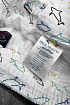 Мужские белые шорты Paul & Shark shark-print