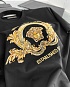Чёрная футболка Versace Coupe Blason embroidered