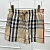Мужские бежевые шорты Burberry London Check