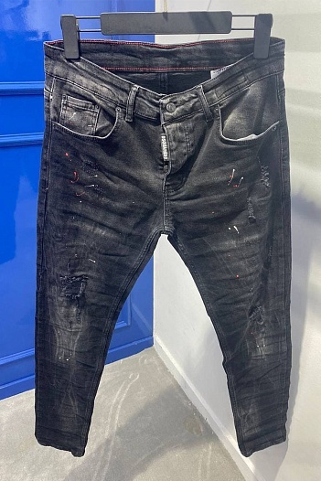 Мужские джинсы Dsquared2 Eviction Notice - Black   