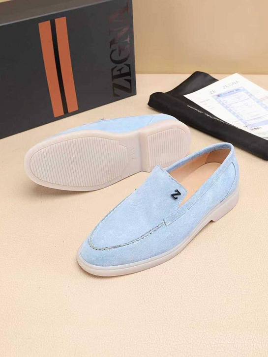 Мужские замшевые лоферы Ermenegildo Zegna