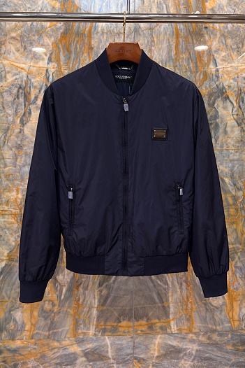 Мужская тёмно-синяя ветровка Dolce & Gabbana    